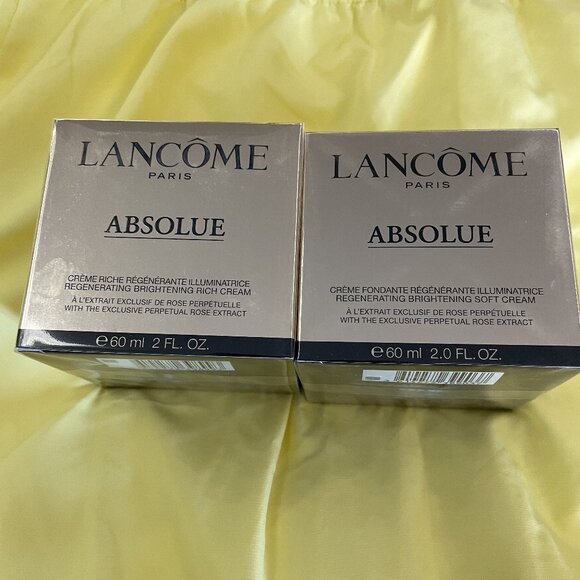 Other - Lancôme Absolue Regenerating Brightening Cream Duo – Rich Cream + Soft Cream 60m